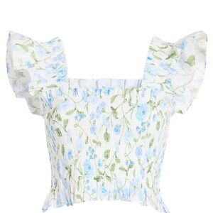 Hill House Paz smocked Top
